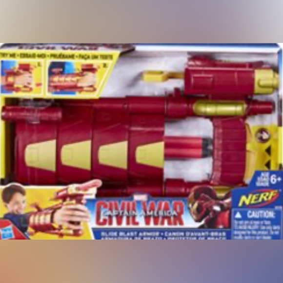 EXCLUSIVE Extendable Iron Man Blaster Armor Nerf Blaster w/ 4 Nerf Darts - Picture 5 of 5
